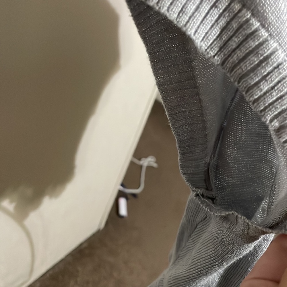 Worthington Grey Ruffle Cropped ‘Jacket’ - Picture 5 of 8
